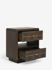 Dark Brown Eden Solid Mango Wood Side Table - Image 5 of 8