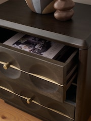 Dark Brown Eden Solid Mango Wood Side Table - Image 7 of 8
