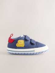 Navy Cars Baby Two Strap Trainers (0-24mths) - Image 2 of 5