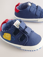 Navy Cars Baby Two Strap Trainers (0-24mths) - Image 5 of 5