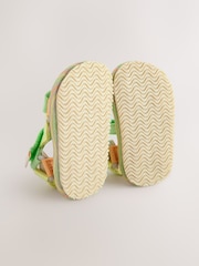 Green/Yellow Stripe Baby Trekker Sandals (0-24mths) - Image 4 of 5