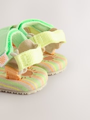 Green/Yellow Stripe Baby Trekker Sandals (0-24mths) - Image 5 of 5
