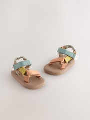 Blue Colourblock Baby Trekker Sandals (0-24mths) - Image 4 of 8