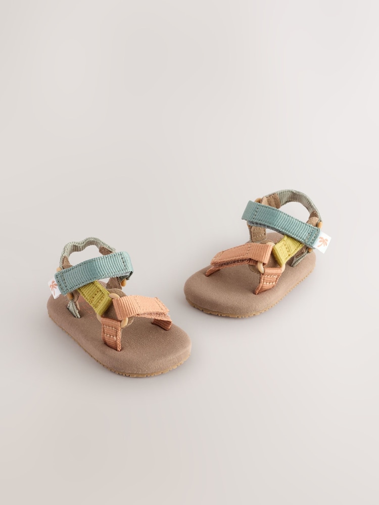 Blue Colourblock Baby Trekker Sandals (0-24mths) - Image 4 of 8