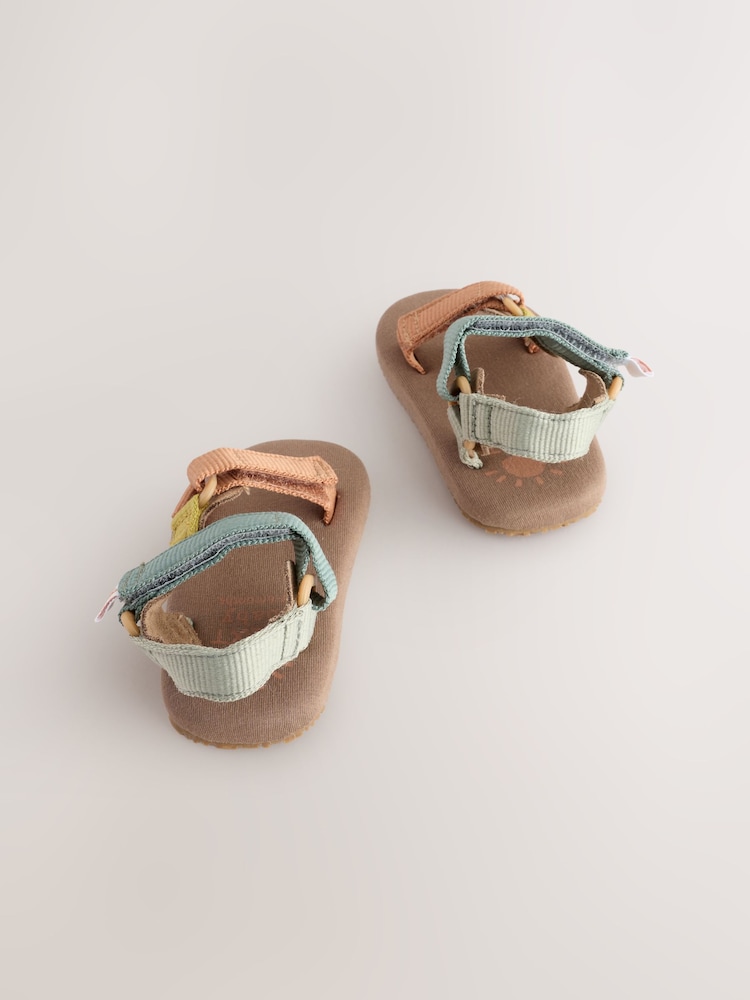 Blue Colourblock Baby Trekker Sandals (0-24mths) - Image 5 of 8