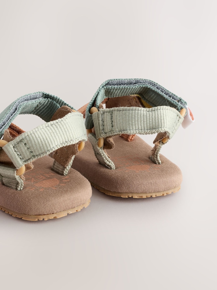 Blue Colourblock Baby Trekker Sandals (0-24mths) - Image 7 of 8