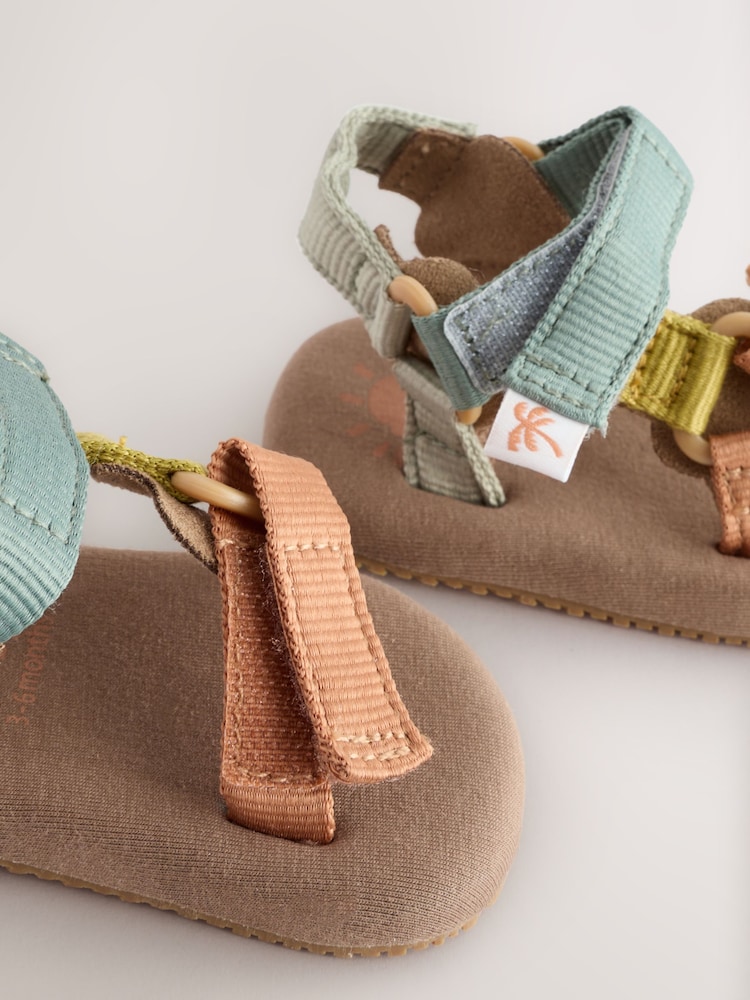 Blue Colourblock Baby Trekker Sandals (0-24mths) - Image 8 of 8
