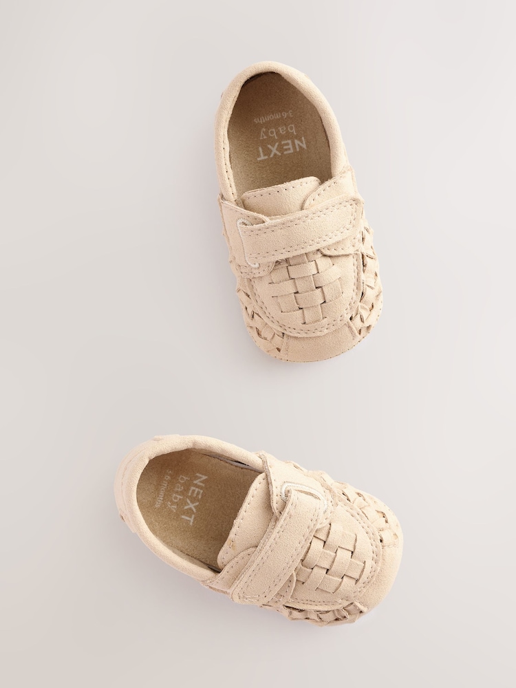 Neutral Woven Loafer Baby Shoes (0-24mths) - Image 3 of 6