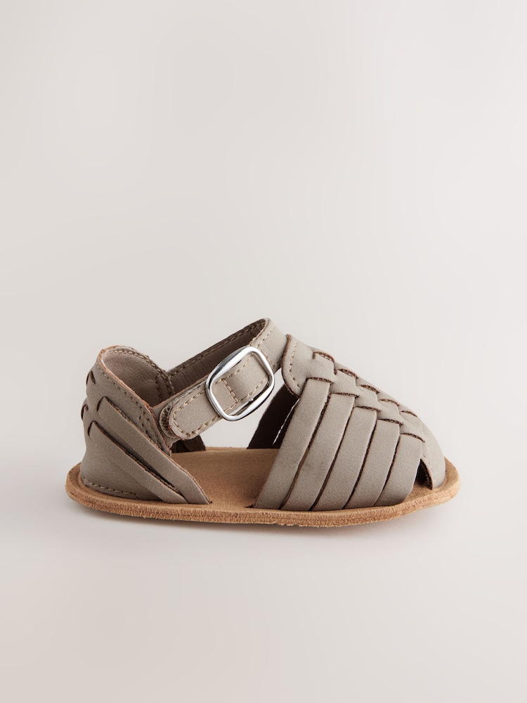 Grau - Baby-Sandalen aus Webstoff (0–24 Monate) - Bild 2 von 5 Grau - Baby-Sandalen aus Webstoff (0–24 Monate) - Bild 2 von 5