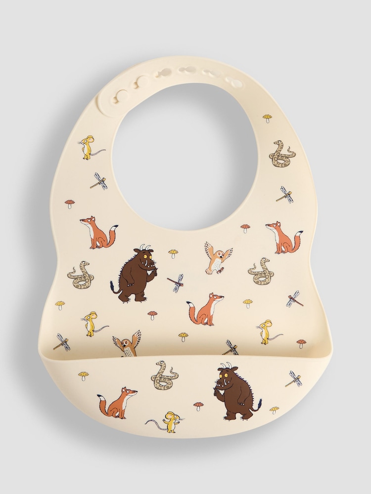 JoJo Maman Bébé The Gruffalo 2-Pack Silicone Bib Set - Image 2 of 8