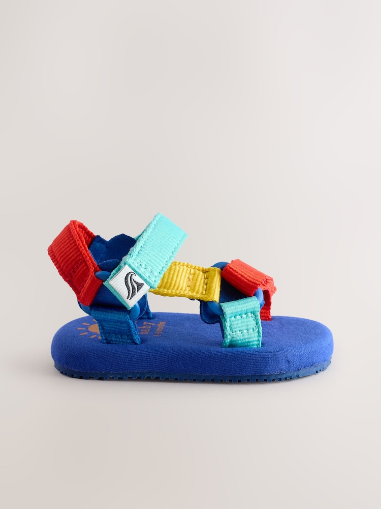 Blue Multi Bright Baby Trekker Sandals (0-24mths) - Image 2 of 6
