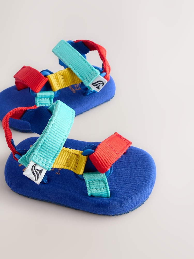 Blue Multi Bright Baby Trekker Sandals (0-24mths) - Image 5 of 6