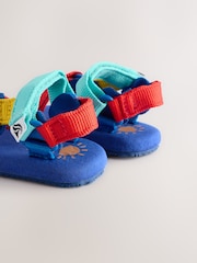 Blue Multi Bright Baby Trekker Sandals (0-24mths) - Image 6 of 6
