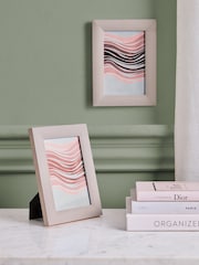 Set of 2 Pink Linear Photo Frames - Image 1 of 5