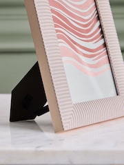 Set of 2 Pink Linear Photo Frames - Image 3 of 5