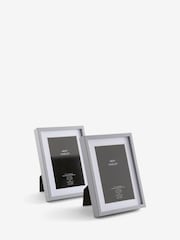 Set of 2 Grey Hadley Photo Frames - Image 4 of 8