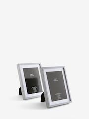 Set of 2 Grey Hadley Photo Frames - Image 6 of 8