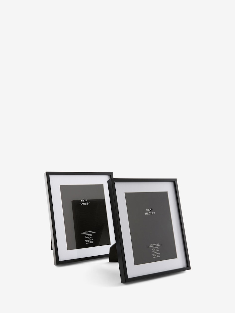 Set of 2 Black Hadley Photo Frames - Image 5 of 8
