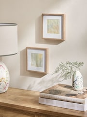 Set of 2 Oak Hadley Wood Effect Photo Frames - Image 2 of 8
