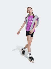 adidas Purple Graphic T-Shirt - Image 4 of 5