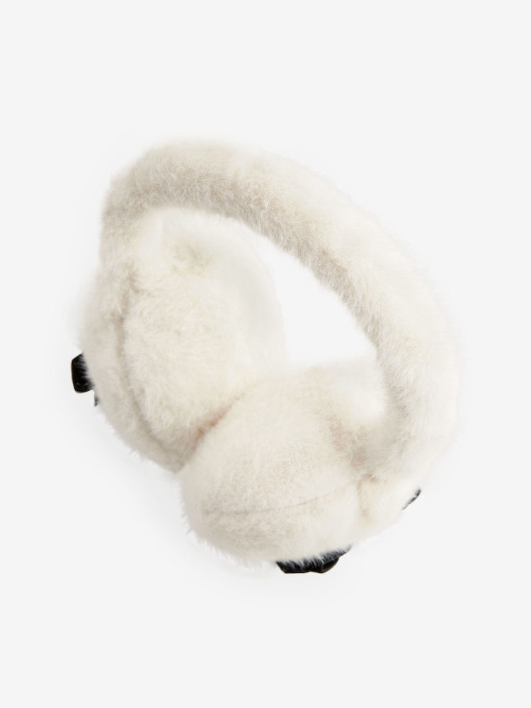 Cream Bow Earmuffs - Image 3 of 3