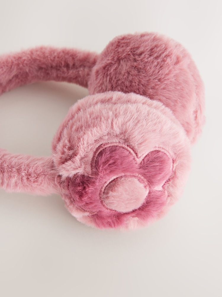 Light Pink Flower Earmuffs - Image 3 of 3