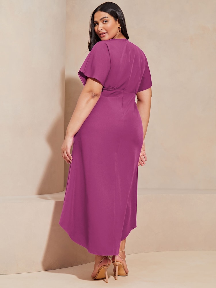 Vestido midi con detalle debajo del pecho y mangas con vuelo de Lipsy - Imagen 4 de 4