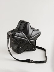 Rockett St George Black Star Crossbody Bag - Image 1 of 1