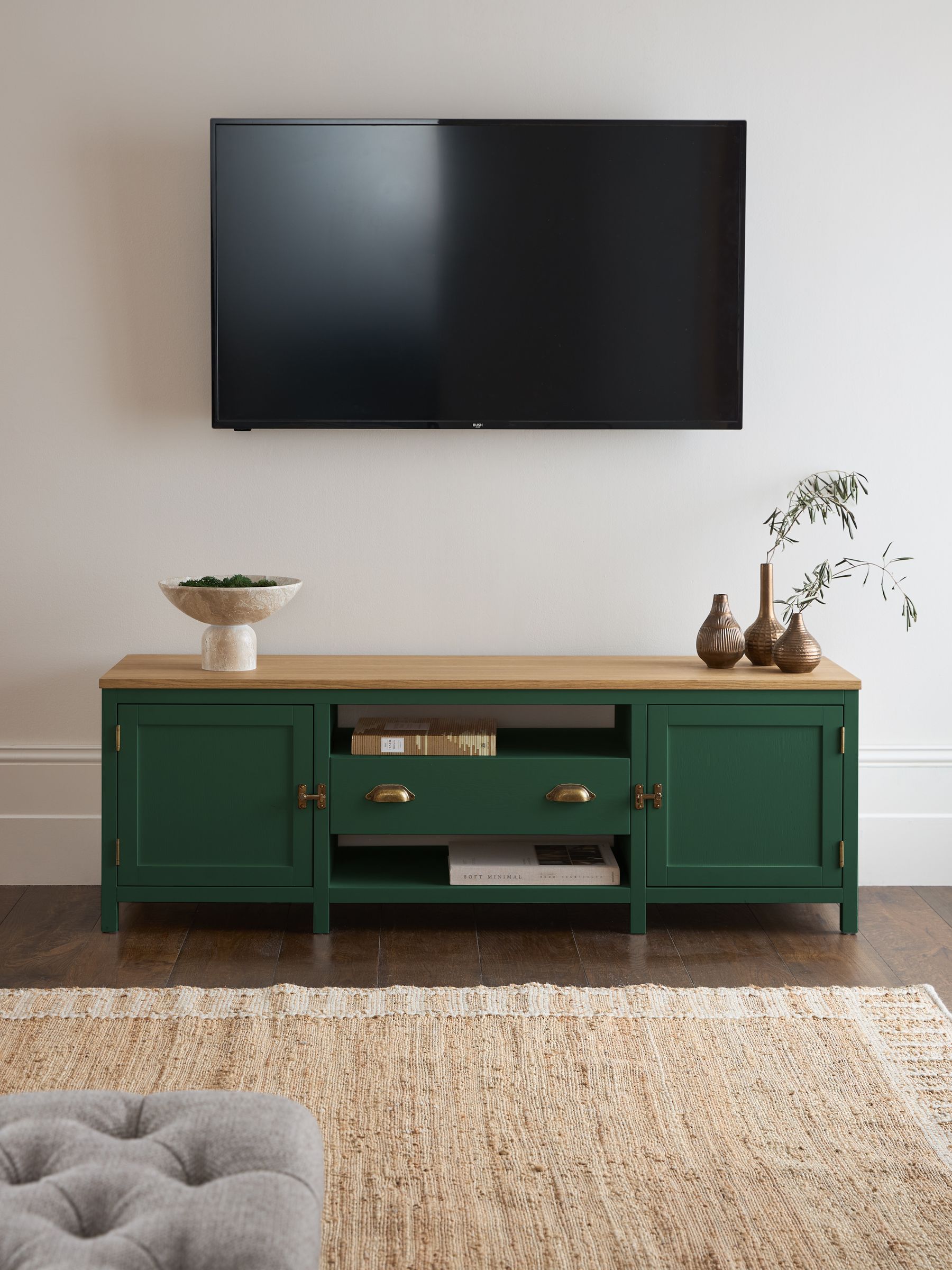 Buy Green Claude Oak Veneer Up to 65 Inch TV Unit from the AspennigeriaShops online shop