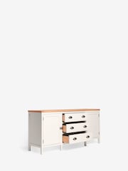 Cream Claude Oak Veneer Large Sideboard - Image 9 of 11