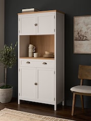 Cream Claude Oak Veneer Tall Sideboard - Image 2 of 10