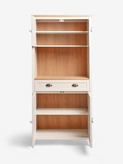 Cream Claude Oak Veneer Tall Sideboard - Image 7 of 10