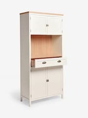 Cream Claude Oak Veneer Tall Sideboard - Image 9 of 10