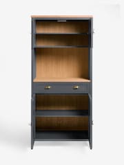 Navy Claude Oak Veneer Tall Sideboard - Image 7 of 10