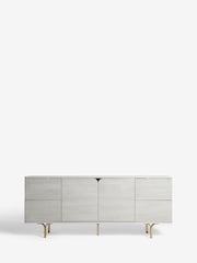 Light Evie Oak Effect Extra Large Sideboard - Image 6 of 10