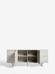 Light Evie Oak Effect Extra Large Sideboard - Image 7 of 10