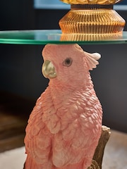 Orange Parrot Resin Shaped Side Table - Image 2 of 6