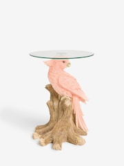 Orange Parrot Resin Shaped Side Table - Image 3 of 6