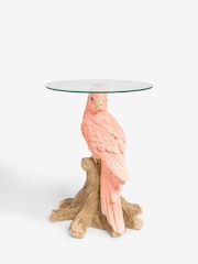 Orange Parrot Resin Shaped Side Table - Image 4 of 6