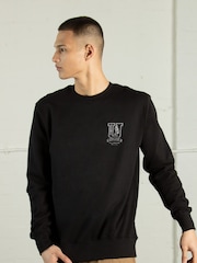 Supacult Black Snow White Grumpy Men Sweatshirt - Image 1 of 4