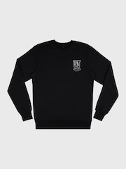 Supacult Black Snow White Grumpy Men Sweatshirt - Image 3 of 4