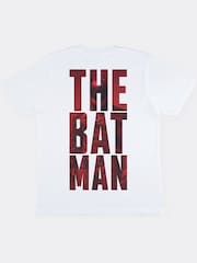 Supacult White Batman Photo Inset Men T-Shirt - Image 4 of 4