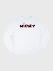 Supacult White Mickey Mouse Multi Mickey Men Sweatshirt - Image 4 of 4