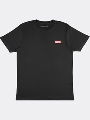 Supacult Grey Marvel Logos Men Washed T-Shirt - Image 3 of 4
