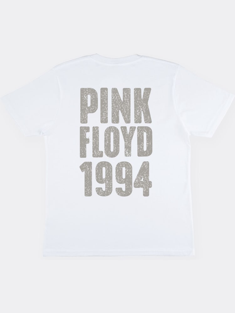 Supacult White Pink Floyd Painted Face 1989 Men Music T-Shirt - Image 4 of 4