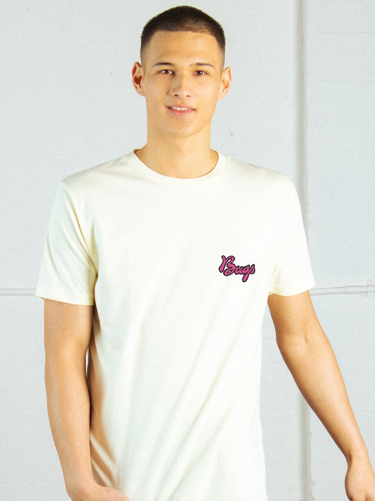 Supacult White Looney Tunes Bugs Bunny Baseball Men T-Shirt - Image 1 of 4