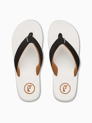 Foamlife White Mens Traa-SC Flip Flops - Image 2 of 6