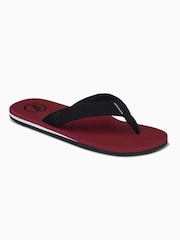 Foamlife Red Mens Traa Flip Flops - Image 1 of 5