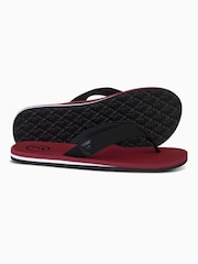 Foamlife Red Mens Traa Flip Flops - Image 3 of 5