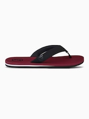 Foamlife Red Mens Traa Flip Flops - Image 4 of 5